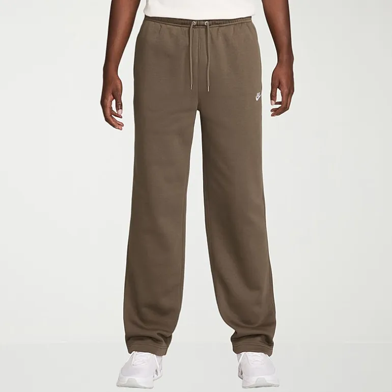 Nike Fleece Mens Straight Mid Rise Regular Fit Workout Pant