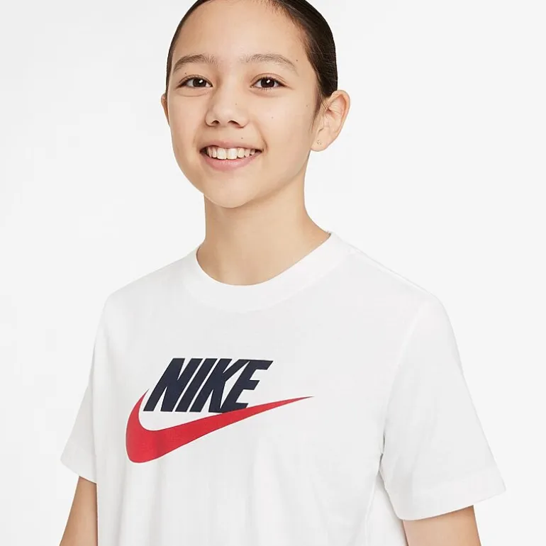 Nike Futura Big Kid Unisex Crew Neck Short Sleeve Regular Fit Graphic T-Shirt