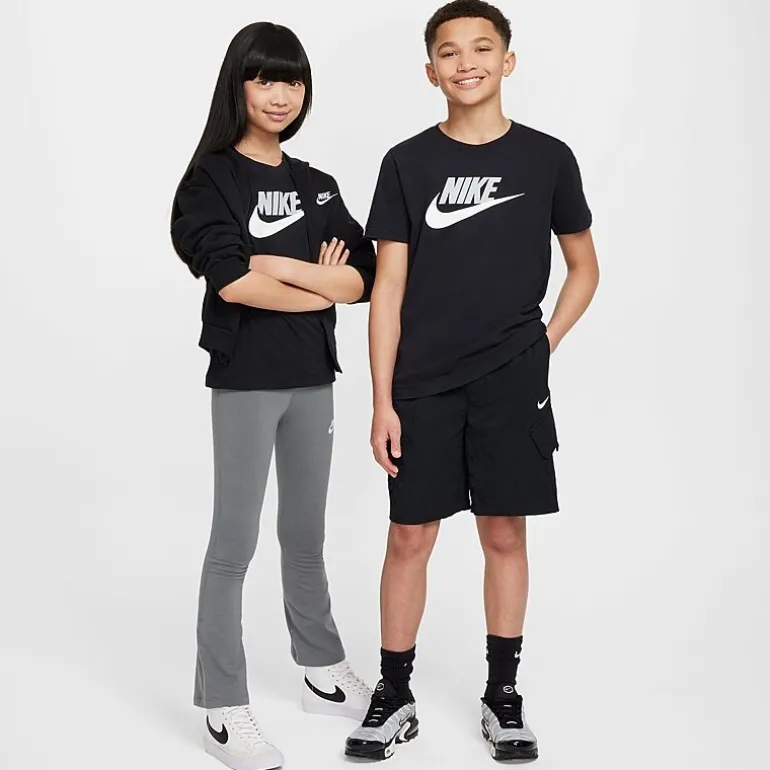 Nike Futura Big Kid Unisex Crew Neck Short Sleeve Regular Fit Graphic T-Shirt