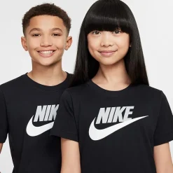 Nike Futura Big Kid Unisex Crew Neck Short Sleeve Regular Fit Graphic T-Shirt