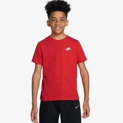 Nike Futura Big Kid Unisex Hooded Short Sleeve Active T-Shirt