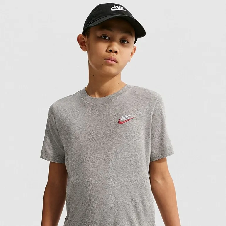 Nike Futura Big Kid Unisex Hooded Short Sleeve Active T-Shirt