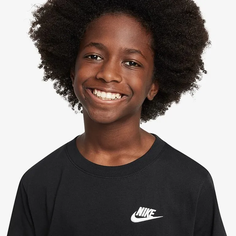 Nike Futura Big Kid Unisex Hooded Short Sleeve Active T-Shirt