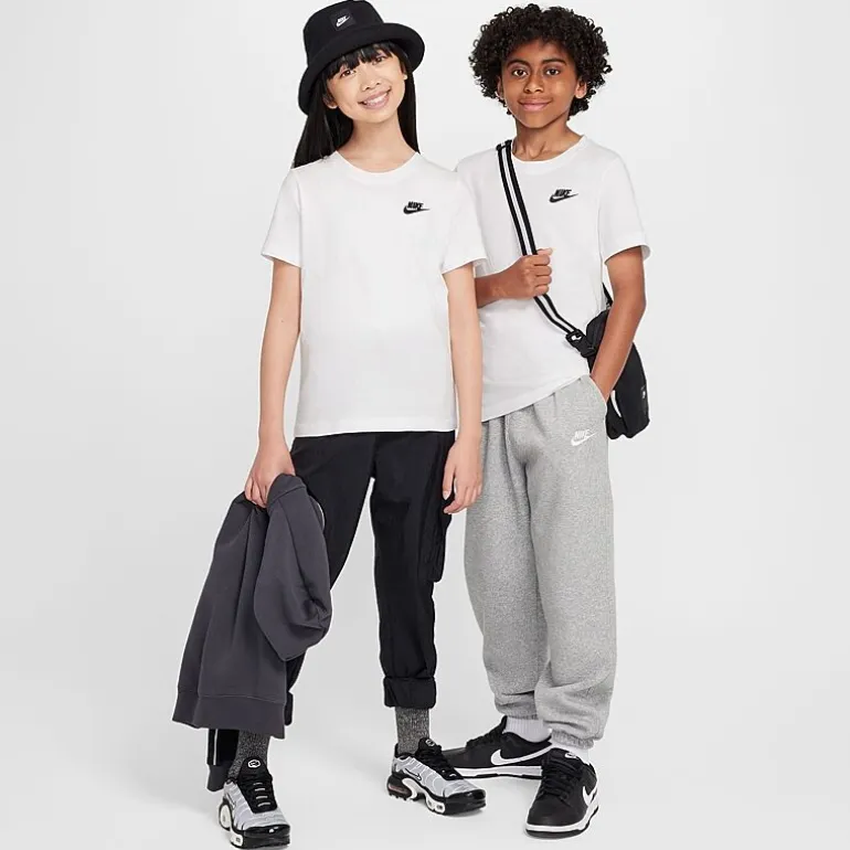 Nike Futura Big Kid Unisex Hooded Short Sleeve Active T-Shirt