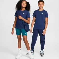 Nike Futura Big Kid Unisex Hooded Short Sleeve Active T-Shirt