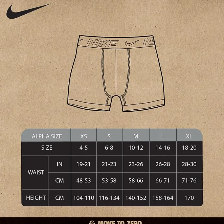 Nike Little & Big Kid Boys 3 Pack Boxer Briefs 9n0844-U10