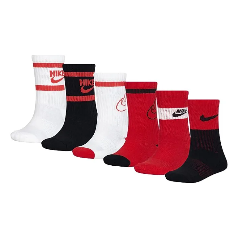 Nike Little & Big Kid Boys 6 Pair Crew Socks