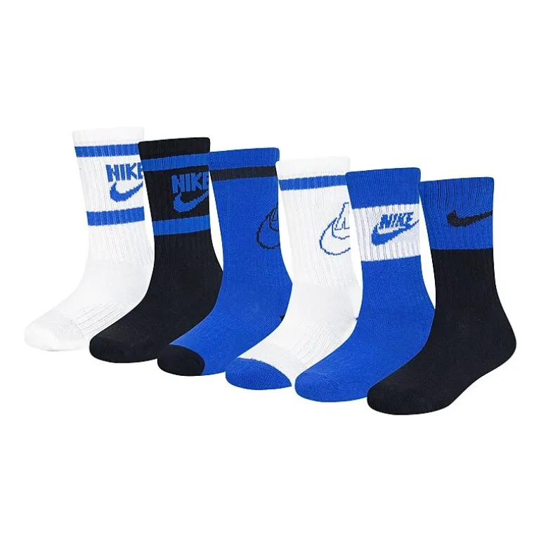 Nike Little & Big Kid Boys 6 Pair Crew Socks