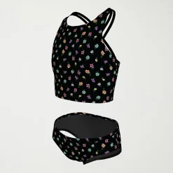 Nike Little & Big Kid Girls Floral 2-pc. Tankini Set