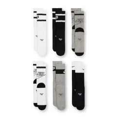 Nike Little & Big Kid Unisex 6 Pair Crew Socks