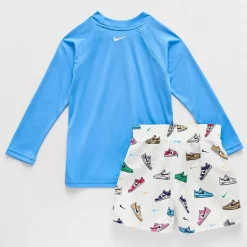 Nike Little Boys UV Protection 2-pc. Rash Guard Set
