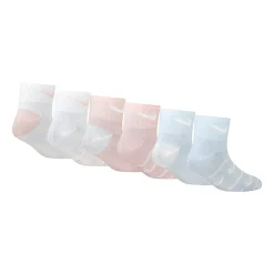 Nike Little Girls Multi-Pack 3 Pair Quarter Ankle Socks