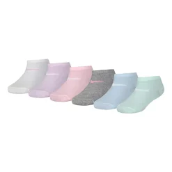 Nike Little Girls Multi-Pack 6 Pair Low Cut Socks