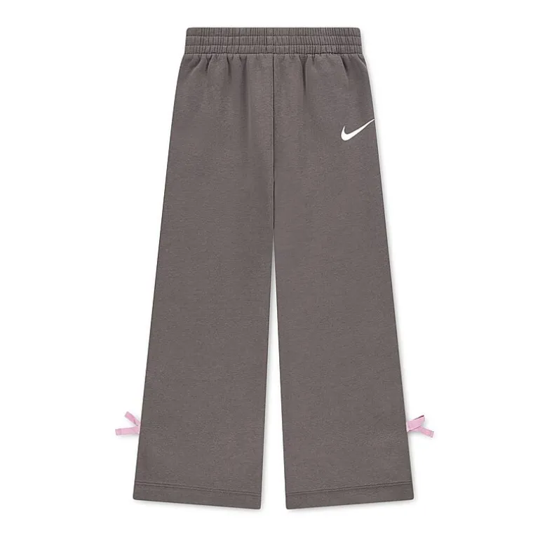 Nike Little Girls Straight Regular Fit Fleece Pull-On Pant
