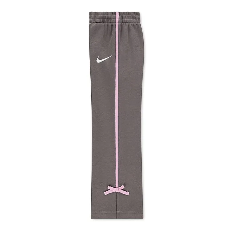 Nike Little Girls Straight Regular Fit Fleece Pull-On Pant