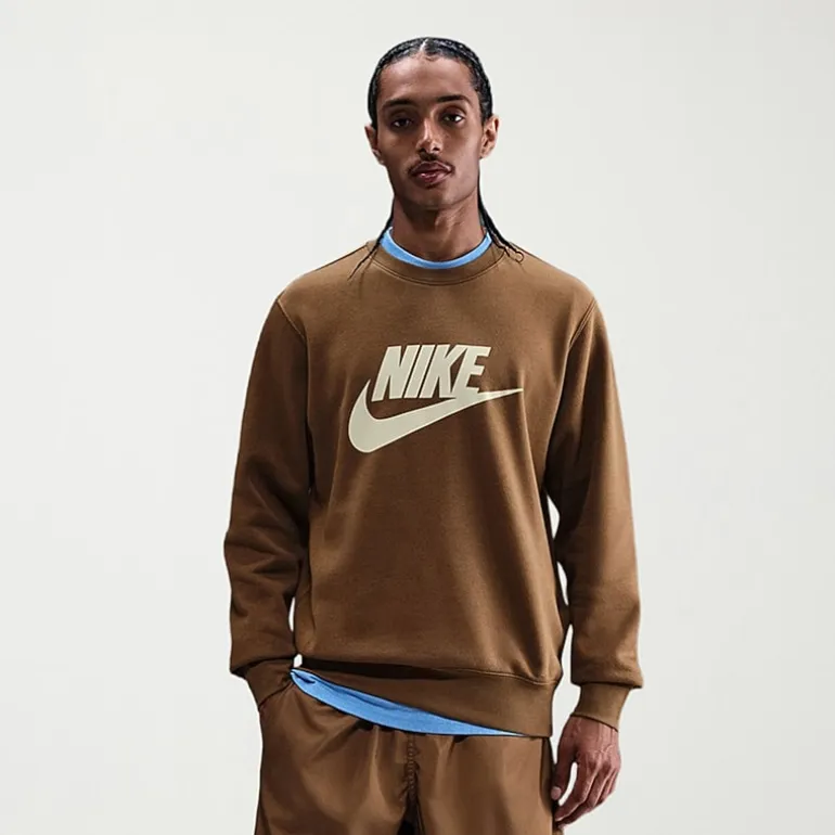 Nike Mens Crew Neck Long Sleeve Big and Tall Sweatshirt