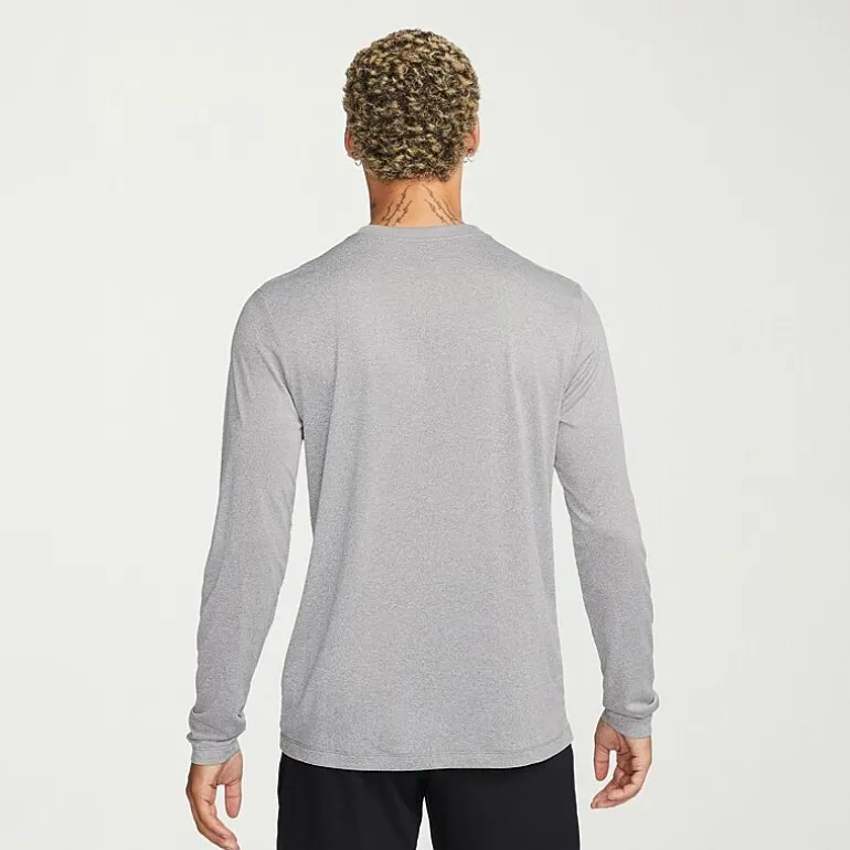 Nike Mens Crew Neck Long Sleeve Quick Dry Active T-Shirt