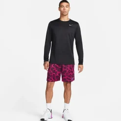 Nike Mens Crew Neck Long Sleeve Quick Dry Active T-Shirt
