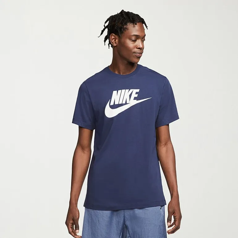 Nike Mens Crew Neck Short Sleeve Regular Fit Graphic T-Shirt
