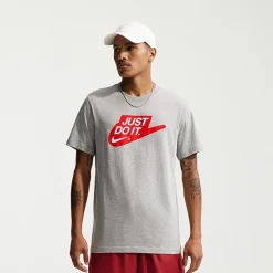 Nike Mens Crew Neck Short Sleeve Classic Fit Graphic T-Shirt