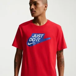 Nike Mens Crew Neck Short Sleeve Classic Fit Graphic T-Shirt