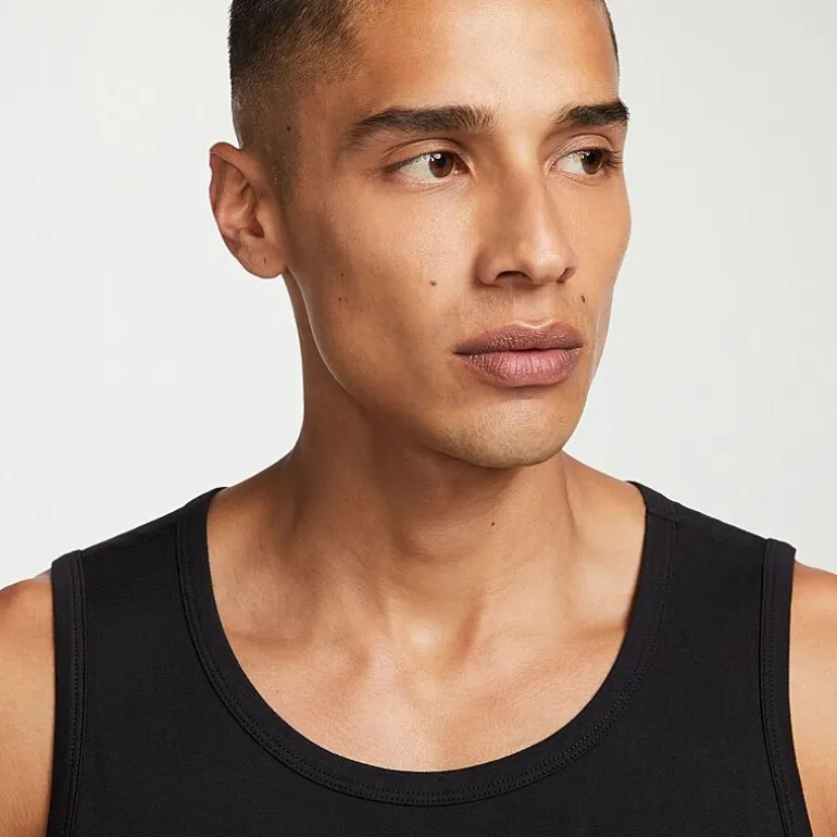 Nike Mens Crew Neck Sleeveless Muscle T-Shirt