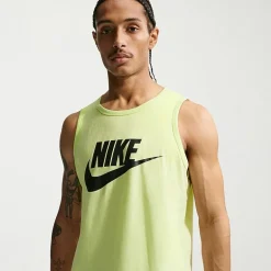 Nike Mens Crew Neck Sleeveless Muscle T-Shirt
