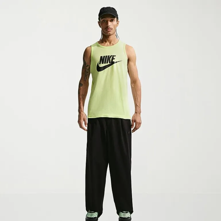 Nike Mens Crew Neck Sleeveless Muscle T-Shirt