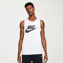 Nike Mens Crew Neck Sleeveless Muscle T-Shirt