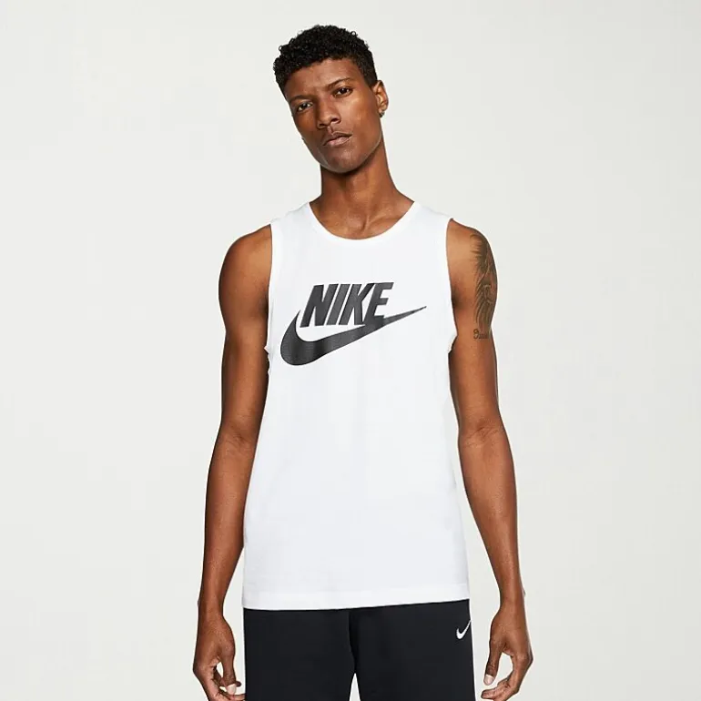 Nike Mens Crew Neck Sleeveless Muscle T-Shirt