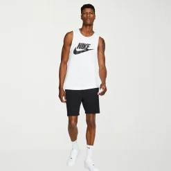 Nike Mens Crew Neck Sleeveless Muscle T-Shirt