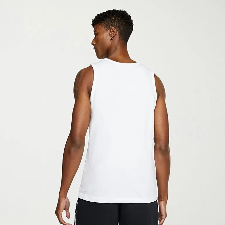 Nike Mens Crew Neck Sleeveless Muscle T-Shirt