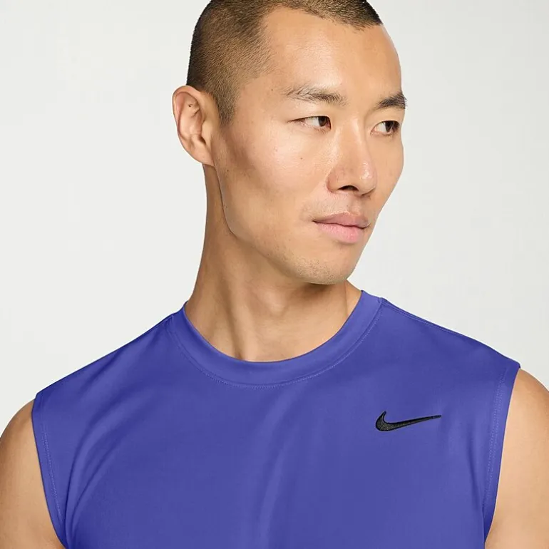 Nike Mens Crew Neck Sleeveless Big and Tall Muscle T-Shirt