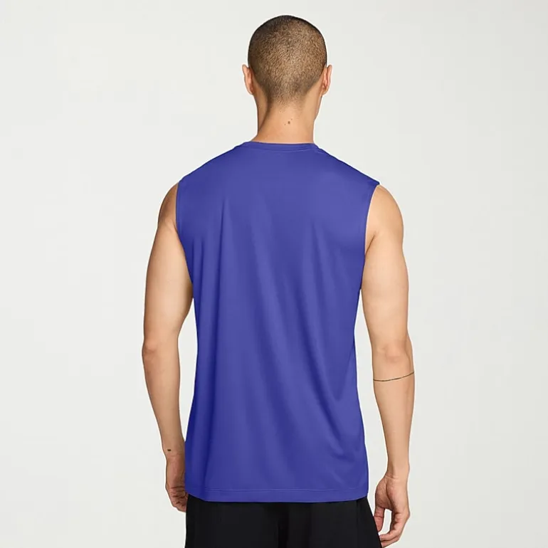 Nike Mens Crew Neck Sleeveless Big and Tall Muscle T-Shirt