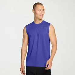 Nike Mens Crew Neck Sleeveless Big and Tall Muscle T-Shirt