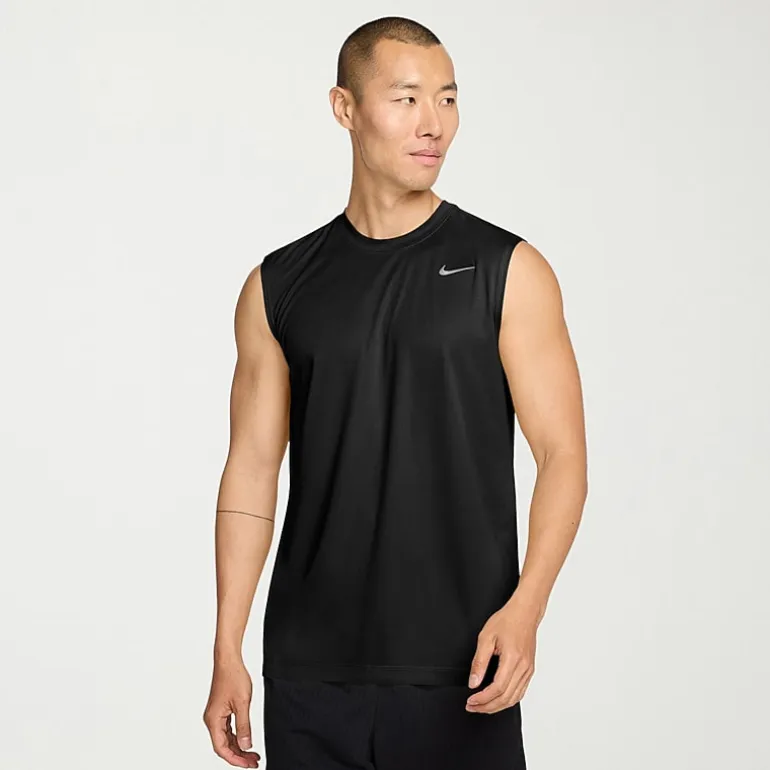 Nike Mens Crew Neck Sleeveless Big and Tall Muscle T-Shirt