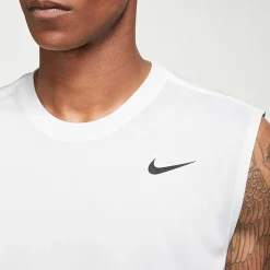 Nike Mens Crew Neck Sleeveless Muscle T-Shirt