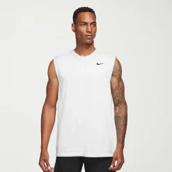 Nike Mens Crew Neck Sleeveless Muscle T-Shirt