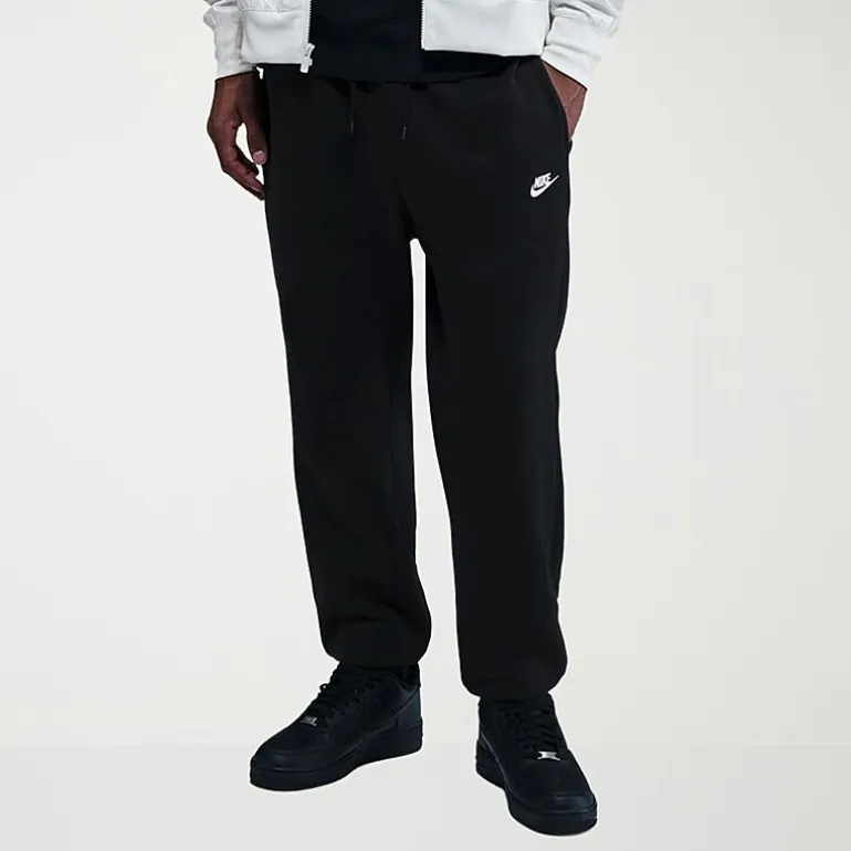 Nike Mens Cuffed Mid Rise Regular Fit Big and Tall Fleece Active Jogger Pant