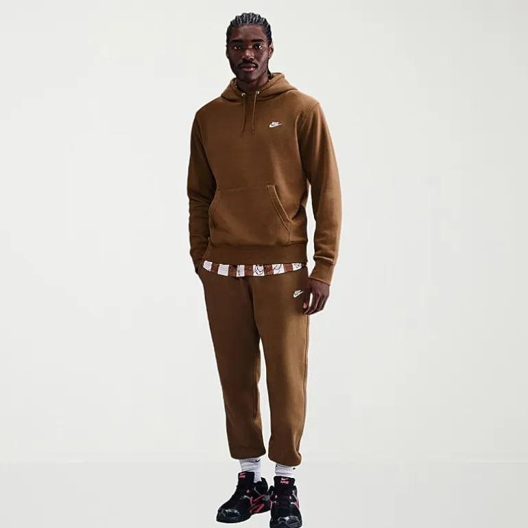 Nike Mens Cuffed Mid Rise Regular Fit Fleece Active Jogger Pant