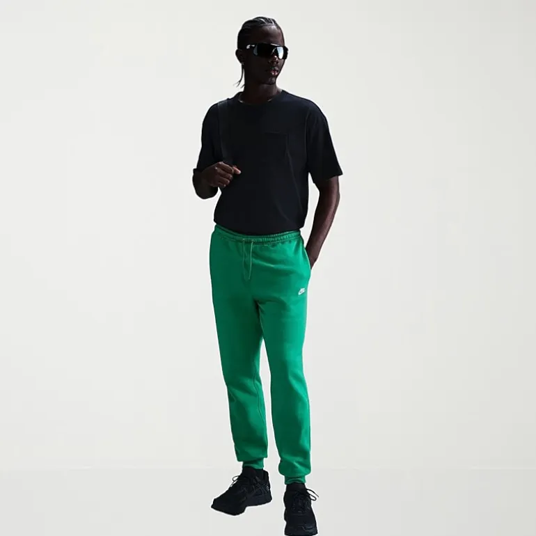 Nike Mens Cuffed Mid Rise Regular Fit Fleece Active Jogger Pant