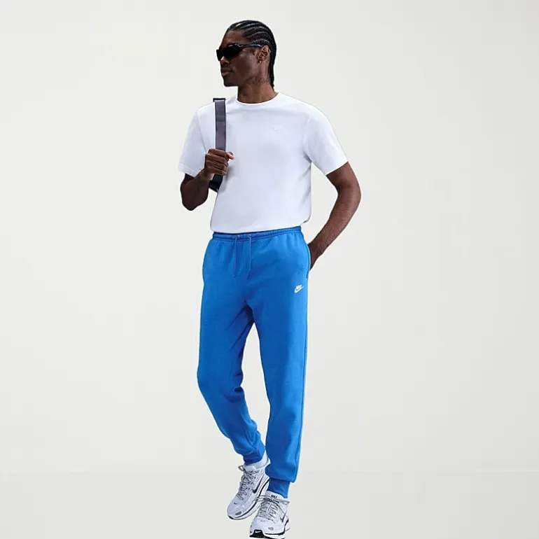 Nike Mens Cuffed Mid Rise Regular Fit Fleece Active Jogger Pant