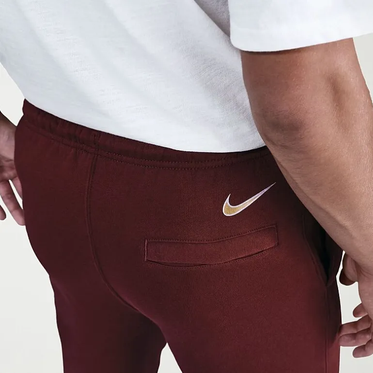Nike Mens Cuffed Mid Rise Regular Fit Fleece Active Jogger Pant