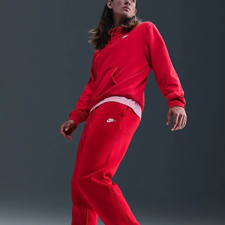 Nike Mens Cuffed Mid Rise Regular Fit Big and Tall Fleece Active Jogger Pant
