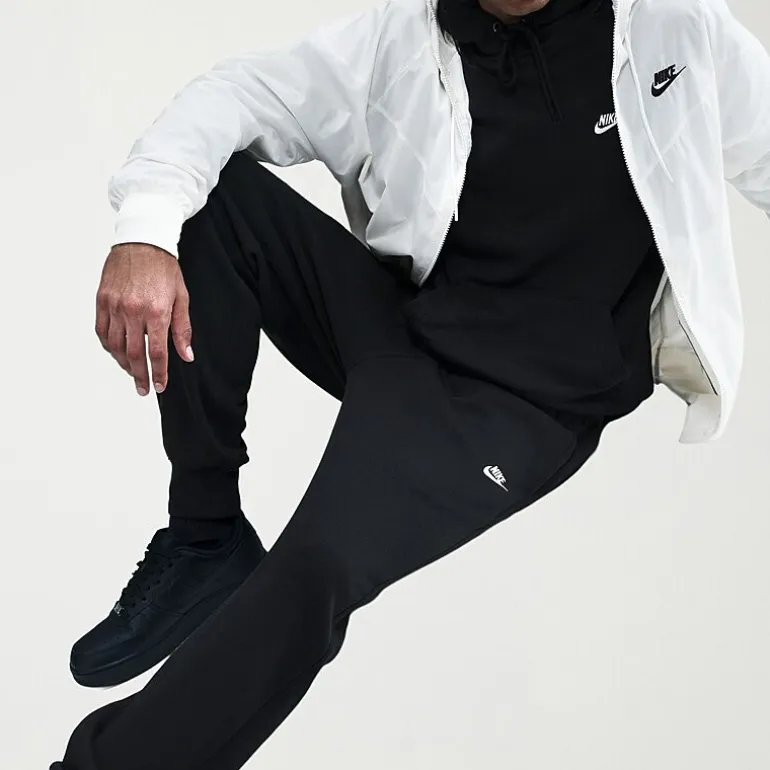 Nike Mens Cuffed Mid Rise Regular Fit Fleece Active Jogger Pant