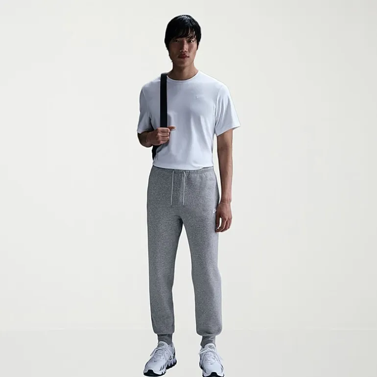 Nike Mens Cuffed Mid Rise Regular Fit Fleece Active Jogger Pant