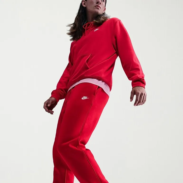 Nike Mens Cuffed Mid Rise Regular Fit Fleece Active Jogger Pant