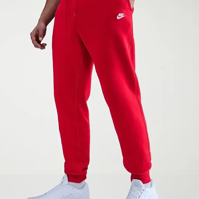 Nike Mens Cuffed Mid Rise Regular Fit Fleece Active Jogger Pant