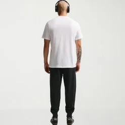 Nike Mens Cuffed Mid Rise Regular Fit Knit Jogger Pant