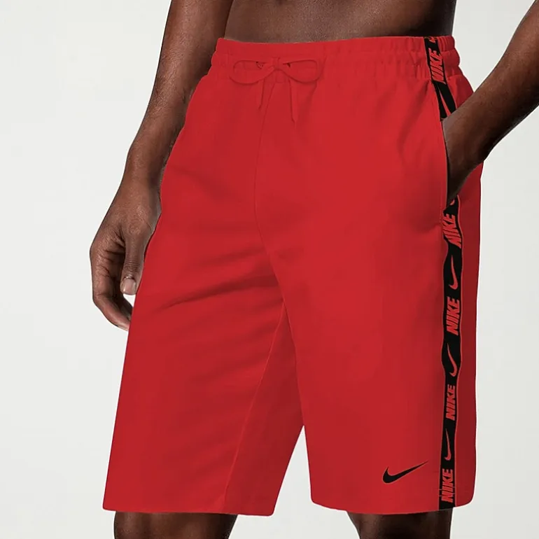 Nike Mens Drawstring Waist 9" Swim Trunks